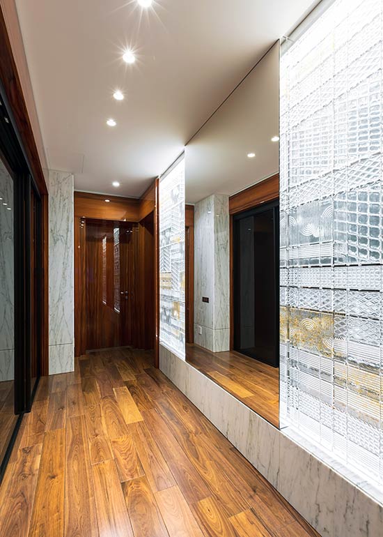 Интерьер помещения, оборудованного системой Digihouse Lighting